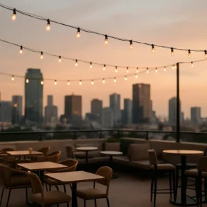 Rooftop bar
